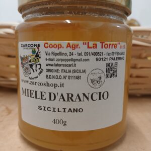 Miele d'arancio prod. monreale 400gr.