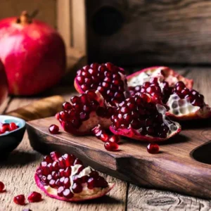 Arilli di melograno in vaschetta