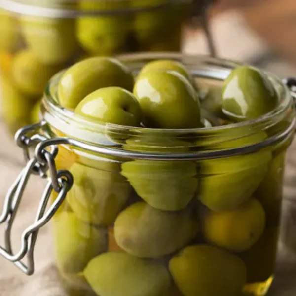 Olive Verdi Giaraffa in secchiello salamoia