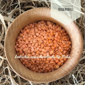 Lenticchia rossa decorticata 500gr. BIO ITALIA