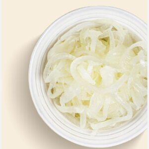 Cipolla bianca/dorata affettata kg.1